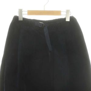 GRAMiCCi CORDUROY TALECUT SKIRT スカート フレア ロング コーデュロイ M 紺 ネイビー
