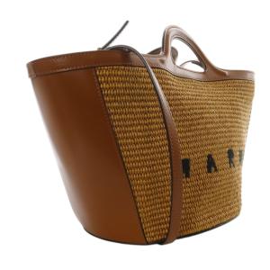 MARNI TROPICALIA スモール カゴ2way バッグ ブラウン