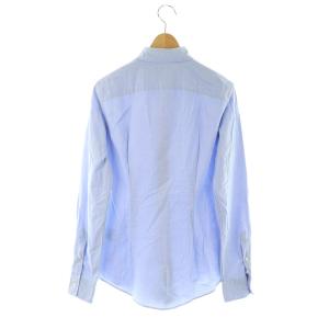 RALPH LAUREN 長袖シャツ ボタンダウン ロゴ刺繍 コットン 6 青 ブルー