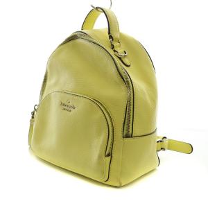 kate spade new york ミニ レザーリュック バックパック ロゴ 黄 イエロー WKRU5946