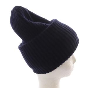 L'Appartement 23AW Cashmere ニットキャップ 帽子 カシミヤ 紺 ネイビー