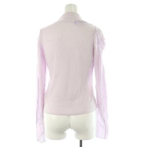 CELFORD × 石井美保 SpecialCollaboration 23AW フリルディティールリブニット カットソー ハイネック チュール