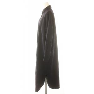 Theory 24AW Wool PL Flannel OS Maxi SD S ネイビー