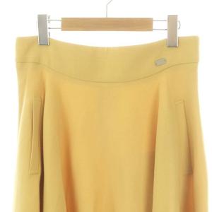 FOXEY メープルフレアスカート 40 イエロー 42430