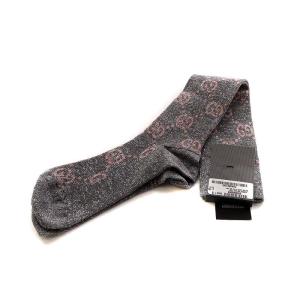 チルドレン GG ソックス 靴下 ラメ S グレー ピンク 476525