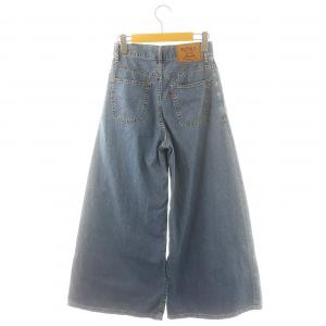 HYSTERIC GLAMOUR 24SS スーパーワイドデニムパンツ ジーンズ ボトムス ジップフライ コットン XS 青 ブルー