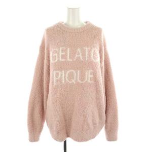 gelato pique 23AW セットアップ 上下 【ONLINE限定】パウダースタージャガードプルオーバー＆ロングパンツSET ニット セーター