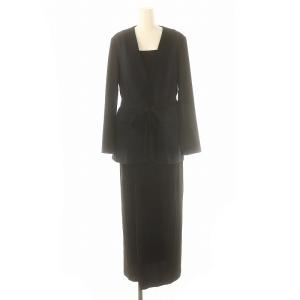 リュクス Luxe 23SS セットアップ 2点セット Vネックノーカラージャケット × サテンワンピース