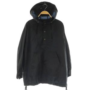 22SS シアーアノラックブルゾン プルオーバー ナイロン パーカー F 黒 ブラック /MY OS