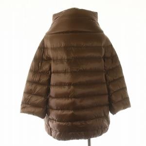 HERNO ショートダウンジャケット 40 ブラウン