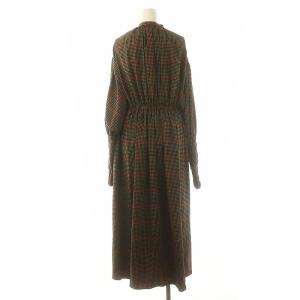 HYKE Plaid Gathered Dress