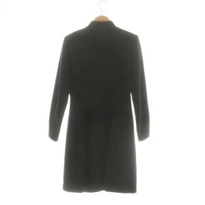 BLUGIRL BLUMARINE ラインストーンリボンウールコート アウター リボン 38 M 黒 ブラック /YQ OS