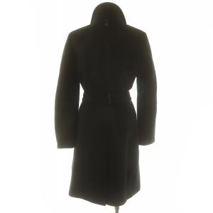 Calvin Klein ウール ロングコート アウター ベルト付き XS 黒 ブラック