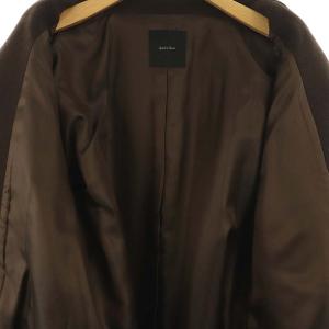 Spick&Span MANTECOビッグカラーコート チェスター ロング アウター ウール 36 茶 ブラウン