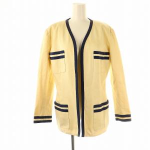 CHANEL スカートセットアップト 36 アイボリー ネイビー