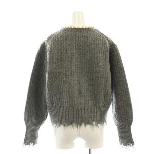 MADISONBLUE ウール パールカーディガン 00 グレー