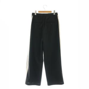 JOURNAL STANDARD 24SS ポリエステルトロラインパンツ ボトムス イージー ジョガー 38 M 黒 ブラック グレー /YQ