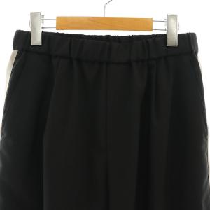 JOURNAL STANDARD 24SS ポリエステルトロラインパンツ ボトムス イージー ジョガー 38 M 黒 ブラック グレー /YQ