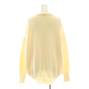 EVERYDAY I LIKE ベーシックニット セーター 長袖 プルオーバー ウール F アイボリー