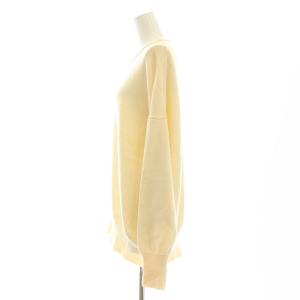 EVERYDAY I LIKE ベーシックニット セーター 長袖 プルオーバー ウール F アイボリー