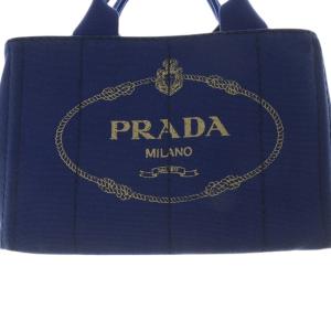 PRADA カナパ S トートバッグ ブルー
