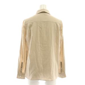 mina perhonen even ブラウス シャツ 長袖 36 ベージュ