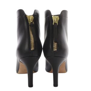 PELLICO 7049 TAXI ブーツ ショート ピンヒール バックジップ レザー 38 25cm 黒 ブラック