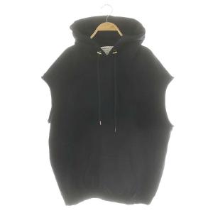 アパルトモン別注 N/S Fooded プルオーバー パーカー フレンチスリーブ 紺 ネイビー