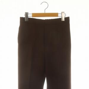 EVERYDAY I LIKE 24AW New Zip パンツ スラックス イージー 38 茶 ブラウン
