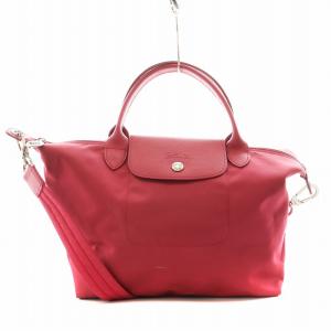 ル プリアージュ ハンドバッグ トートバッグ ショルダーバッグ 2way ナイロン レザー ピンク