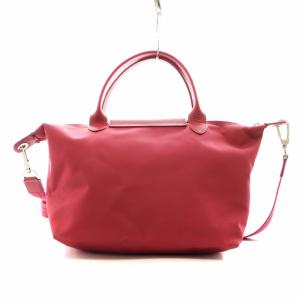 Longchamp ル プリアージュ ハンドバッグ トートバッグ ショルダーバッグ 2way ナイロン レザー ピンク