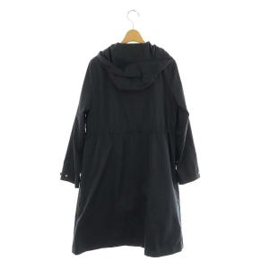 ANAYI ブライトツイルライナー付モッズコート アウター 34 XS 紺 ネイビー