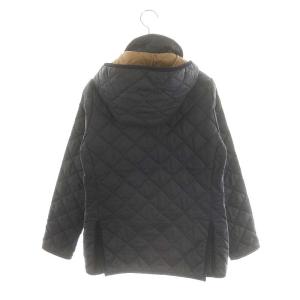 LAVENHAM キルティング フード ジャケット 38 紺 ネイビー /DF OS