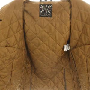 LAVENHAM キルティング フード ジャケット 38 紺 ネイビー /DF OS