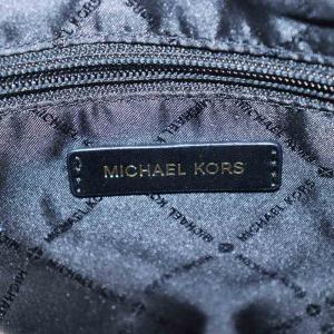MICHAEL KORS シャーロット MK ハンドバッグ ショルダーバッグ 2way レザー PVC 黒 ブラック /AN16