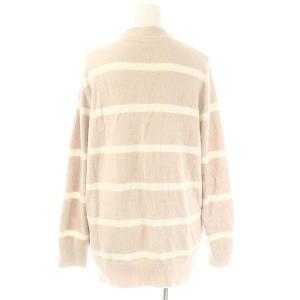 gelato pique 22AW セットアップ 上下 2点セット ホットスムーズィーボーダーカーディガン 長袖 イージーパンツ 部屋着 ルームウェア