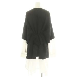 ENFOLD 22SS PEジョーゼットメンズレイヤードPULLOVER プルオーバー シャツ ブラウス 長袖 38