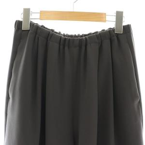 ENFOLD 22SS ミリオーネ リラックスゴムワイドTROUSER パンツ タック イージー 36 グレー