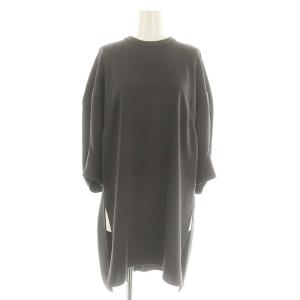 22SS ソフトダブルサテン 立体SLEEVE PULLOVER プルオーバー カットソー 七分袖 38