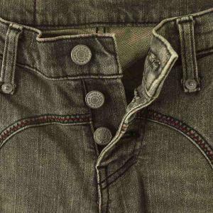 HYSTERIC GLAMOUR ローライズ フレアデニムパンツ ジーンズ ボトムス ジップフライ コットン XS グレー