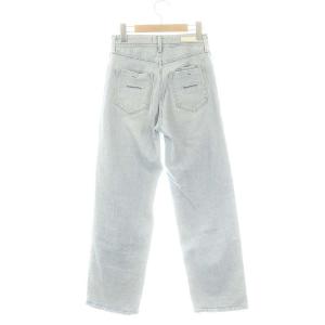 YANUK ローライズ ストレート デニムパンツ ジーンズ 23 青 ブルー /MF OS