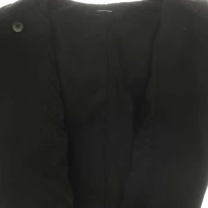 JOURNAL STANDARD 23SS グログランフードコート ハーフコート フードジャケット 38 黒 ブラック