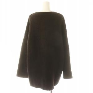 L'Appartement BOYFRIEND KNIT セーター 長袖 オーバーサイズ ダークブラウン
