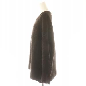 L'Appartement BOYFRIEND KNIT セーター 長袖 オーバーサイズ ダークブラウン
