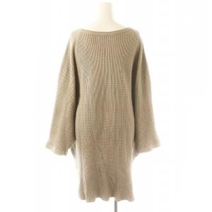 L'Appartement アメリカーナ Americana Thermal relax チュニック カットソー 長袖 ヘンリーネック