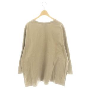 L'Appartement Tシャツ カットソー 長袖 コットン グレージュ