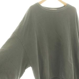 REMI RELIEF スウェットプルオーバー カットソー 長袖 F カーキグレー