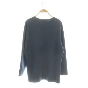 L'Appartement C/N Knit P/O ニット セーター 長袖 チュニック ウール サックスブルー