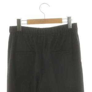 EVERYDAY I LIKE フラノスリットテーパードパンツ センタープレス イージー 38 ダークグレー