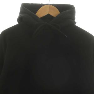 BALENCIAGA パーカー フーディー ロゴ バックプリント S ブラック